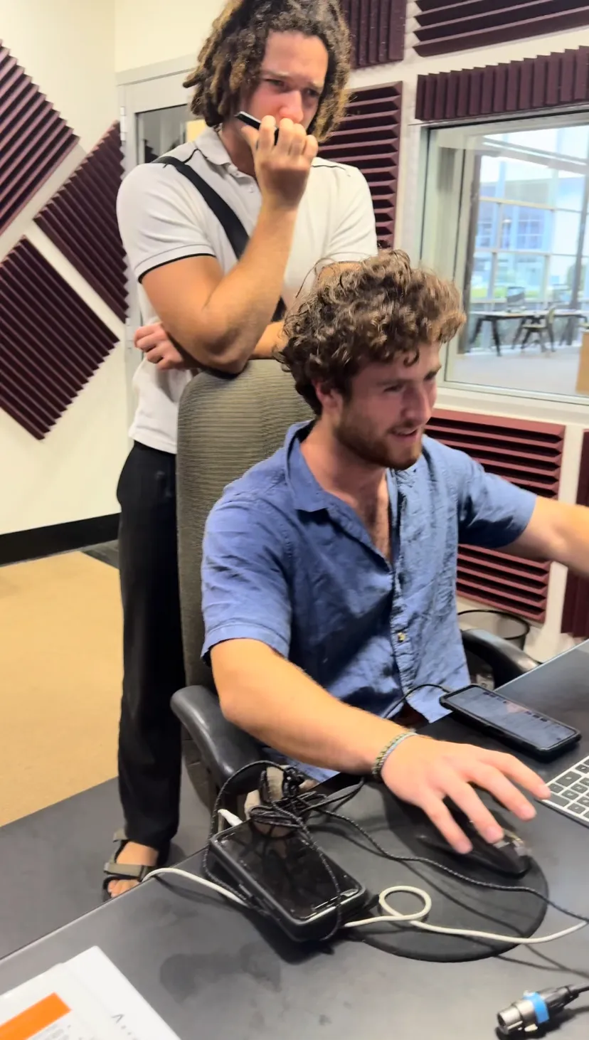 Au bureau, pendant le projet Kelv